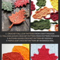 Fall Crochet Leaf Patterns Free Pattern Friday Roundup Oombawka Design Crochet
