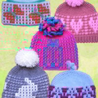 NewBabyGirlHats-ShadyLaneOriginal Review by Oombawka Design Crochet