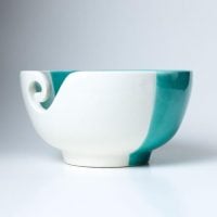 Ceramic Yarn Bowl Aquamarine Dreams