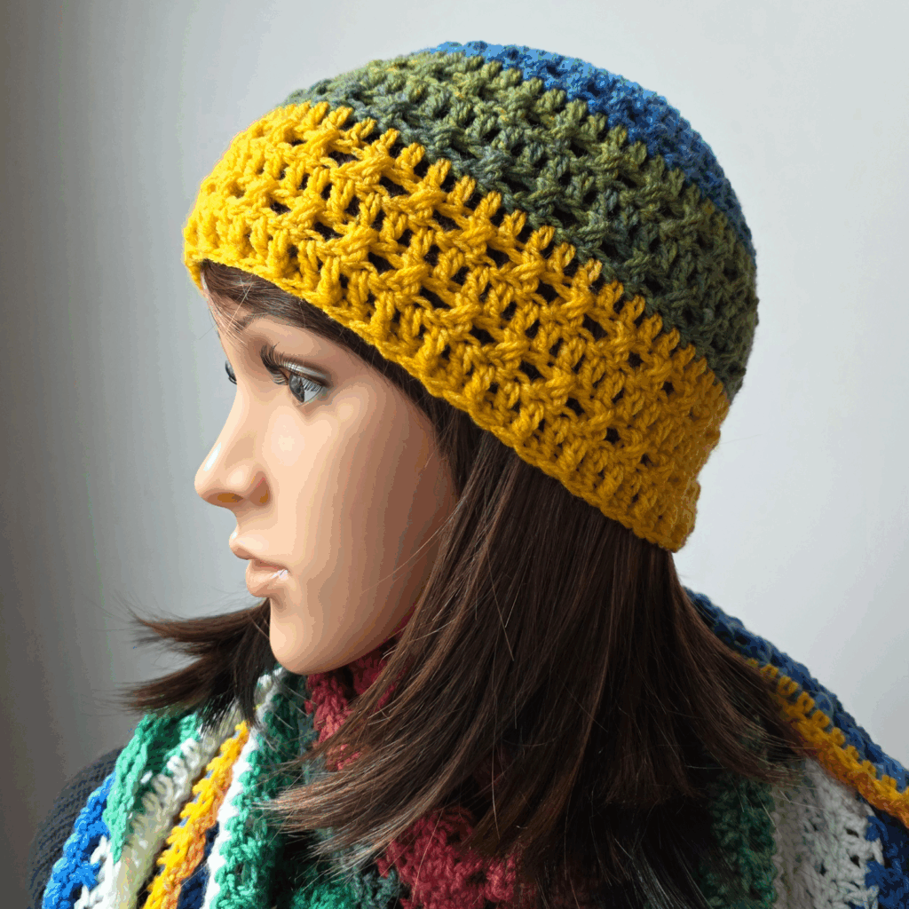Crochet the Hudson Beanie ✨ This free hat pattern includes 12 sizes from preemie to adult large. Made with Mandala yarn and a 5 mm hook. Free crochet pattern link in bio and on Threads! #crochetpattern #crochetersofinstagram #crochet #crocheting #freepattern #crochetaddict #instacrochet #freecrochetpattern #ganchillo #crochetbeanie #crochethat